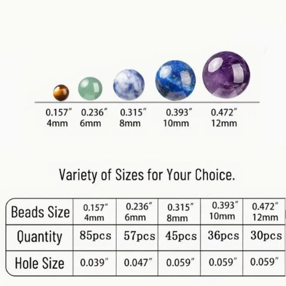 Natural Tree Agate Gemstone  10mm 15" Strand - Picture 3 of 3